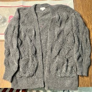 So Brand Gray Cardigan Sweater - Women’s Medium